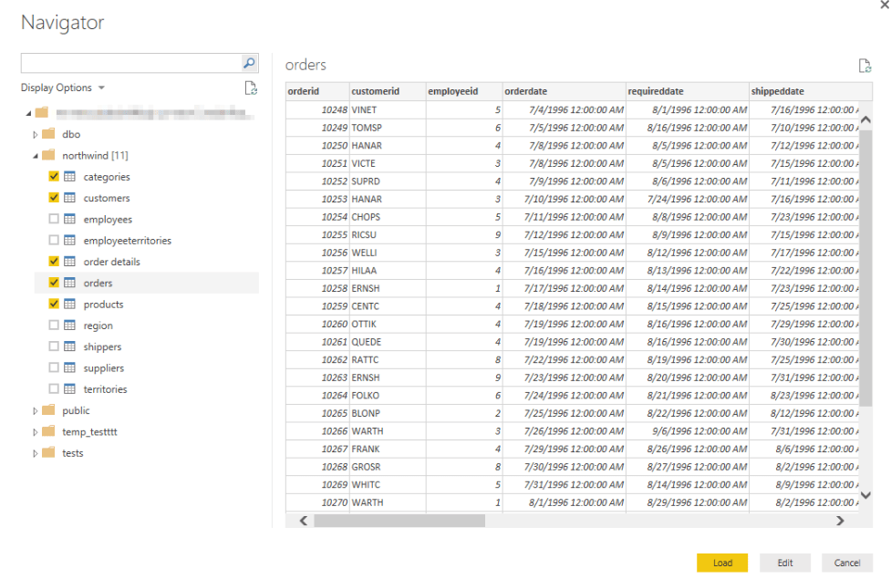 Select Data